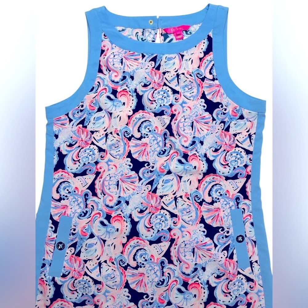 Lilly Pulitzer | Angie Shift Dress | Size 16 🩵🤍🩷